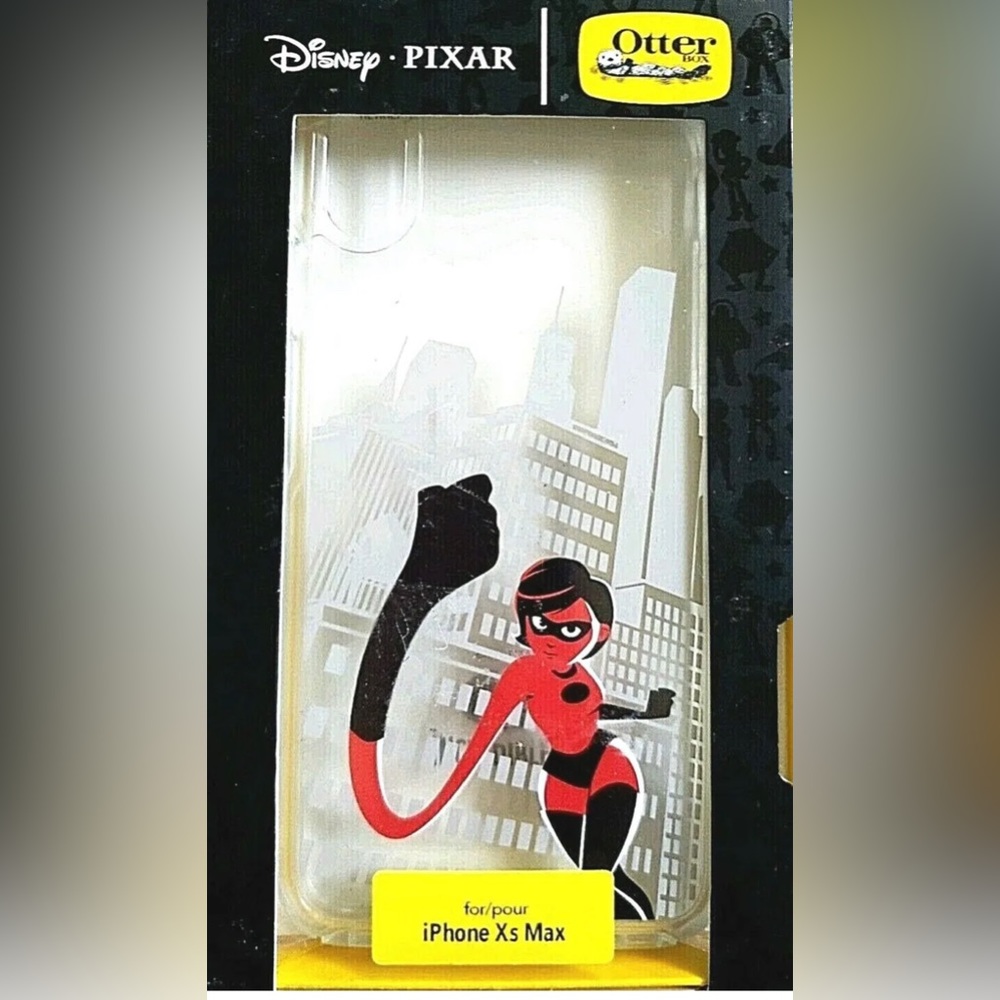 New OtterBox Disney Incredibles Mrs Symmetry Series Clear iPhone Case XS MAX Box